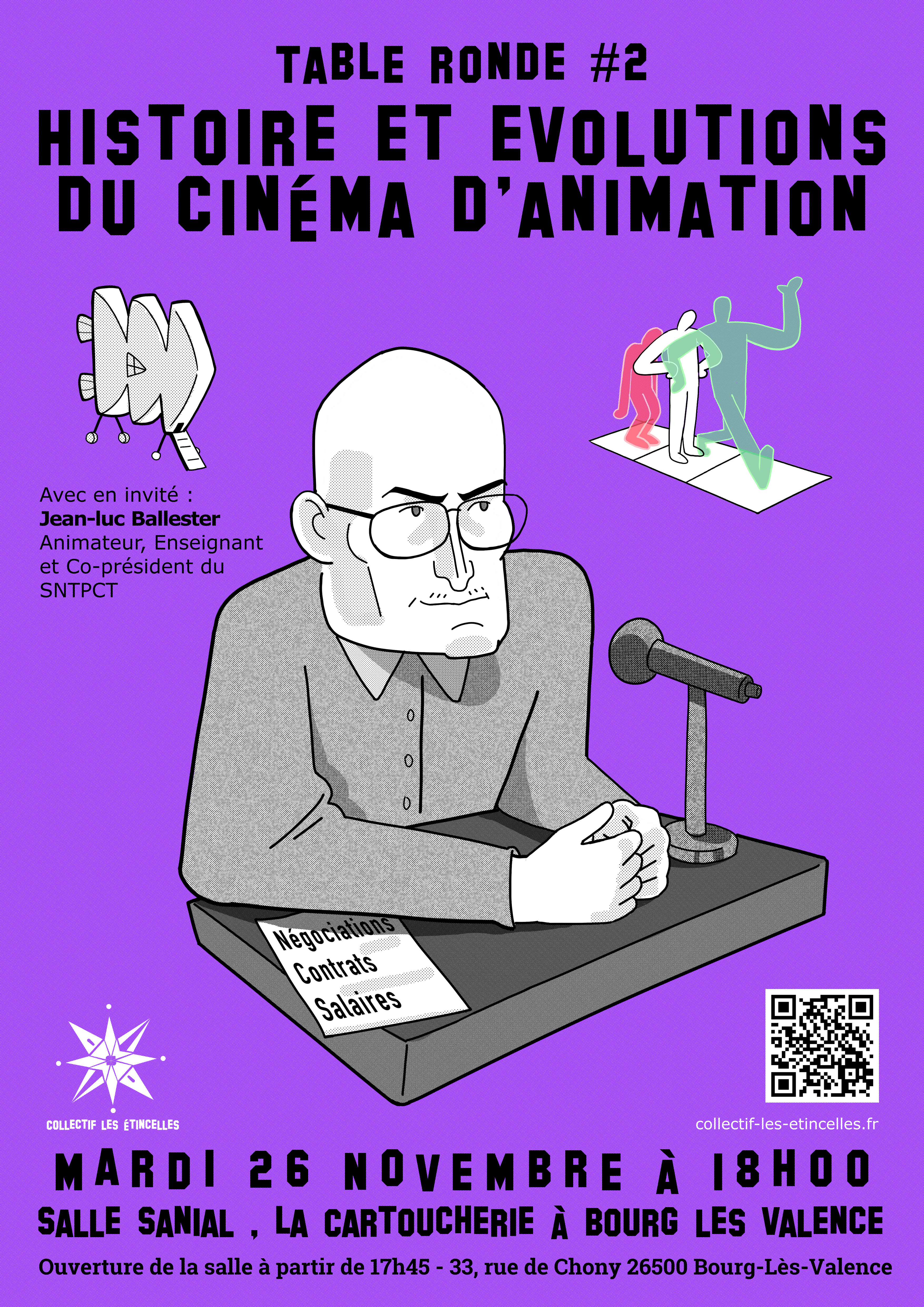 26 novembre 2024 : Table ronde sur l’histoire et les évolutions du cinéma d’animation en France