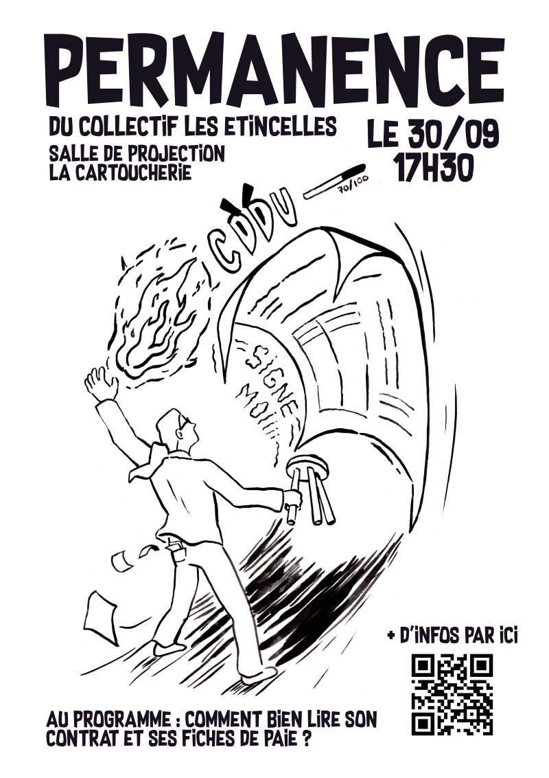 30 septembre : Permanence 1 : lire un contrat et une fiche de paie